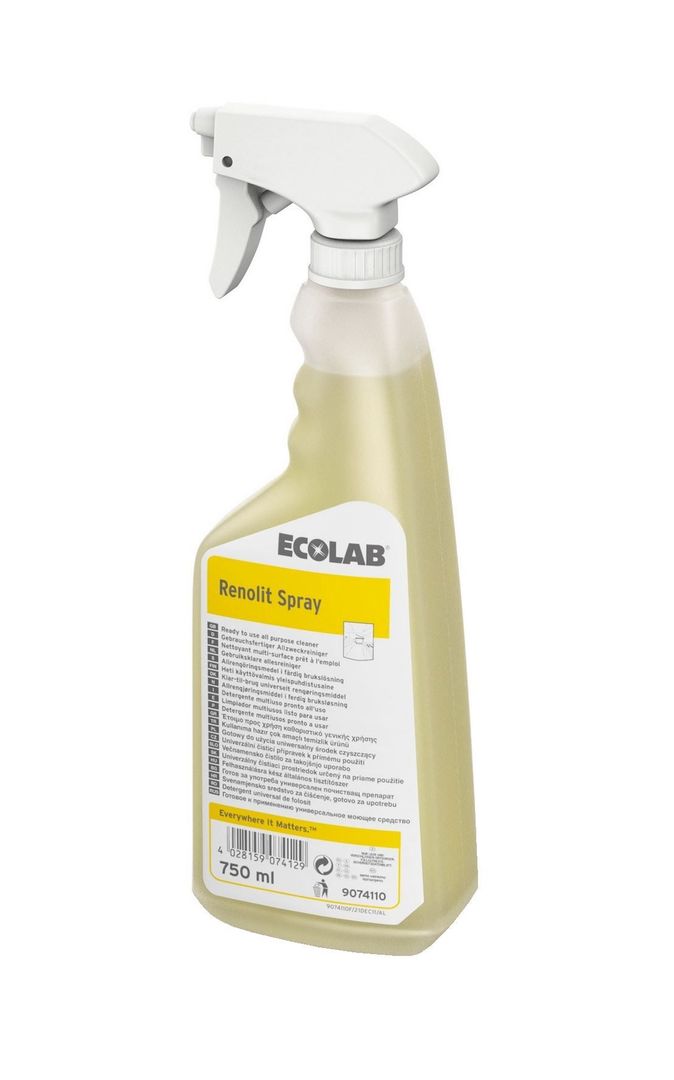 Détergent multi-usages Renolit Spray - ECOLAB - Flacon de 750ml