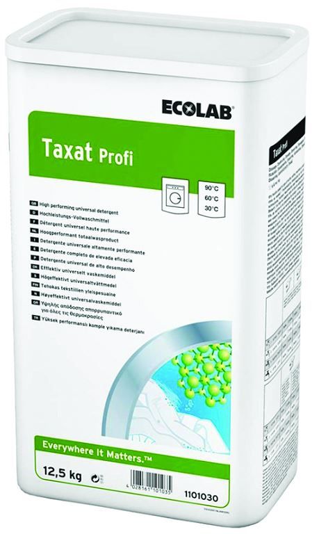 Lessive linge poudre concentrée Taxat Profi - ECOLAB - Baril de 12,5kg