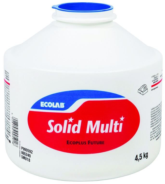 Détergent solide lave vaisselle Solid Multi - ECOLAB - Cartouche de 4,5kg