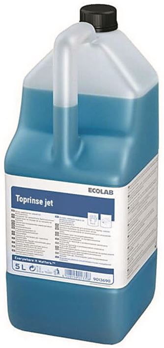 Liquide de rinçage vaisselle Toprinse Jet - ECOLAB - Bidon de 5l