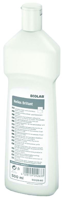 Nettoyant surfaces inox Helios Brillant - ECOLAB - Flacon de 500ml