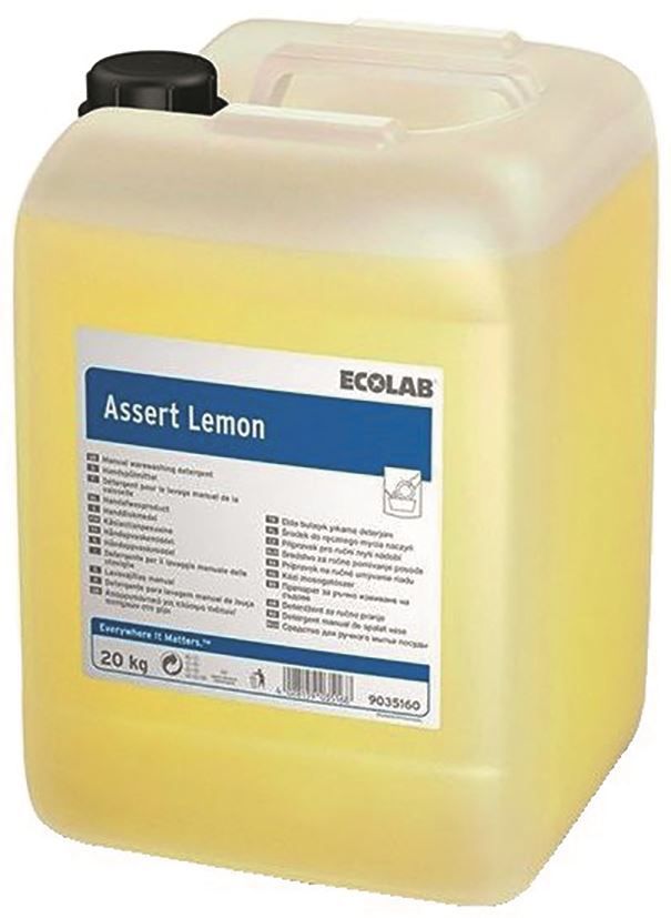 Détergent liquide plonge manuelle Assert Lemon - ECOLAB - Bidon de 20kg