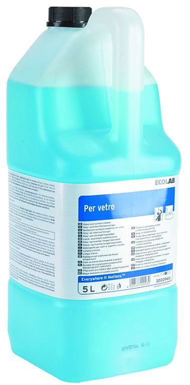 Nettoyant vitres et surfaces modernes Per Vetro - ECOLAB - Bidon de 5l