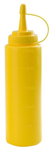 Flacon souple PE 25cl jaune - LACOR - Carton de 12