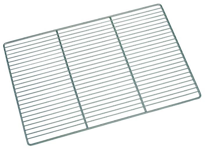 Grille inox pâtissière 2 traverses 60x40cm renforcée - GAFIC - A l'unité