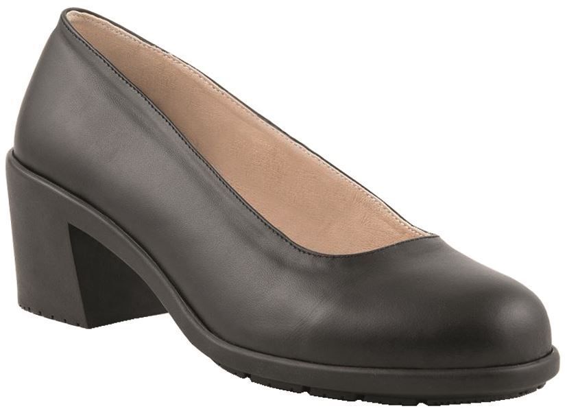 Chaussure de service cuir noir Vaduz T.35/42 - GASTON MILLE - Paire