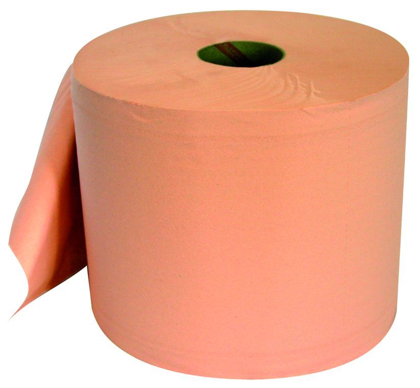 Bobine d'essuyage 2 plis 1000 formats chamois - Carton de 2