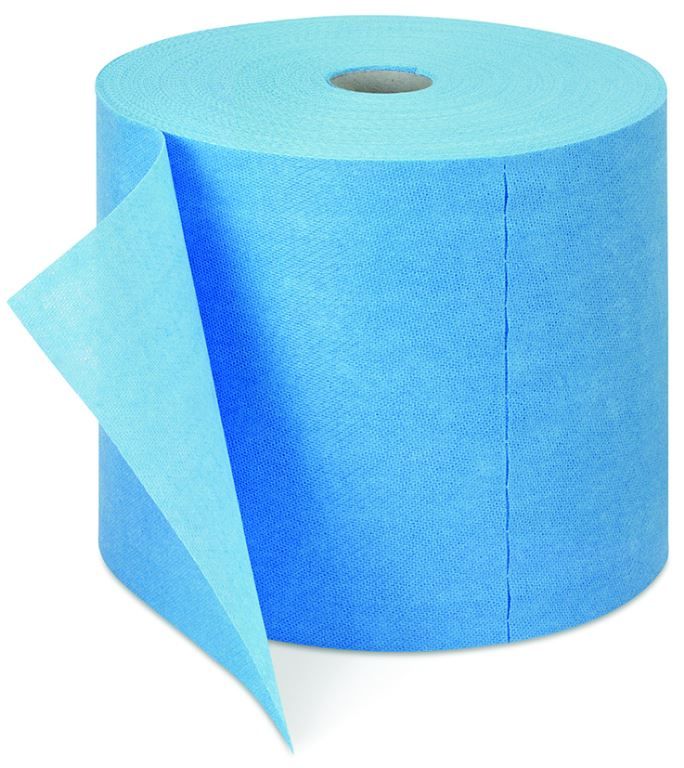 Torchon non tissé Multipurpose Super bleu 40x32cm 500 formats - CHICOPEE - Rouleau de 500 formats