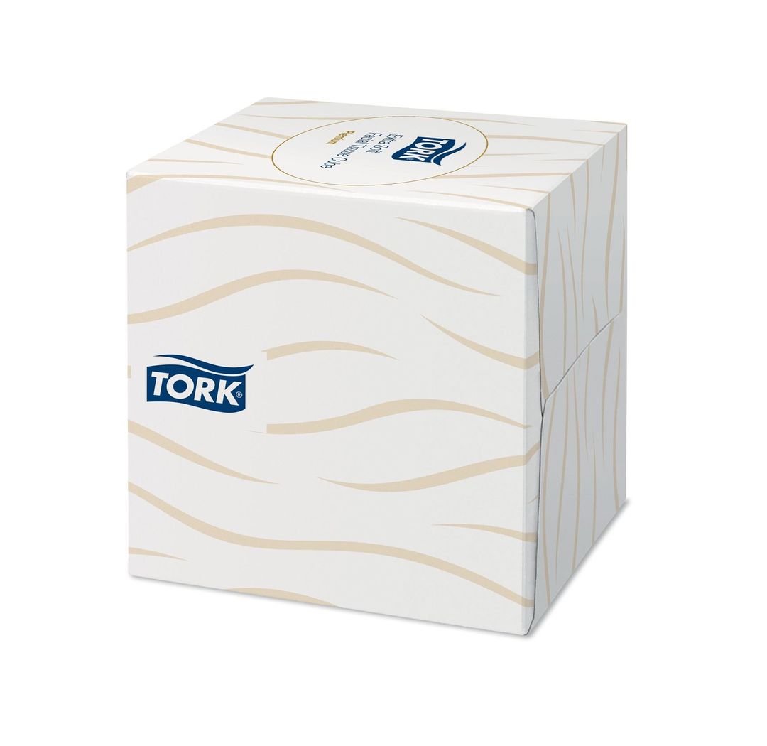 Mouchoir 2 plis blanc 20,8x20cm - TORK - Boite de 100