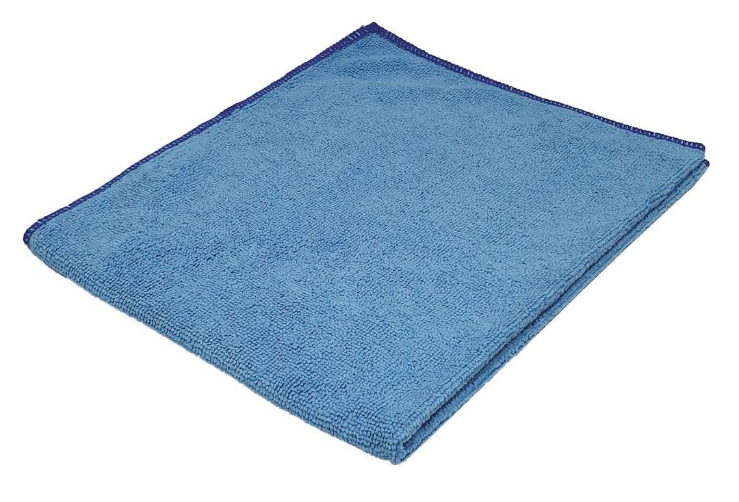 Serpillière microfibre bleu 60x50cm - A l'unité