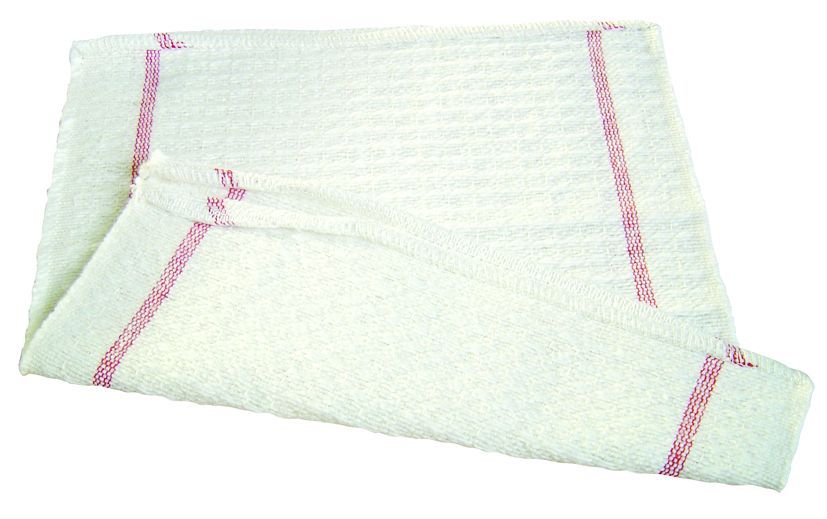 Lavette comptoir blanche 60x35cm - Paquet de 10