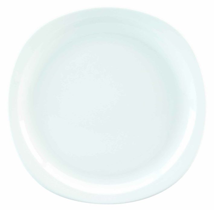 Assiette plate porcelaine Oslo 22cm - SARREGUEMINES VAISSELLE - Carton de 12