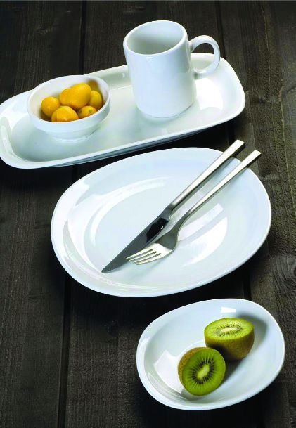 Assiette creuse porcelaine Oslo 22cm - SARREGUEMINES VAISSELLE - Carton de 12