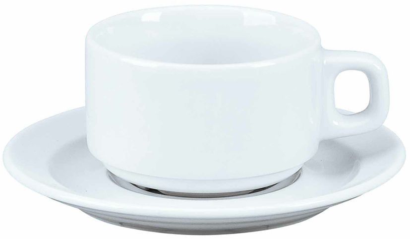 Tasse à thé porcelaine Oslo 15cl - SARREGUEMINES VAISSELLE - Carton de 12