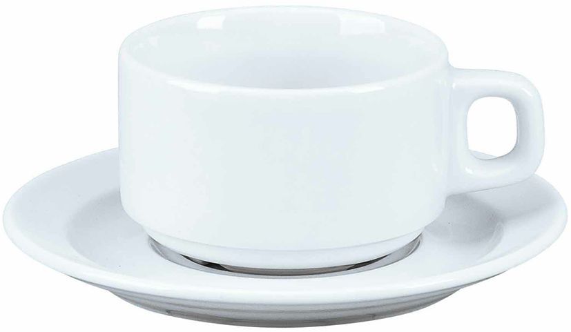 Sous tasse à thé porcelaine Oslo 13,7cm - SARREGUEMINES VAISSELLE - Carton de 12