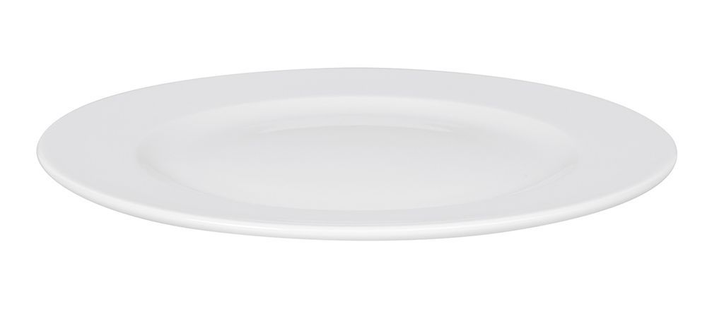 Assiette plate porcelaine Delta 16cm - Carton de 12