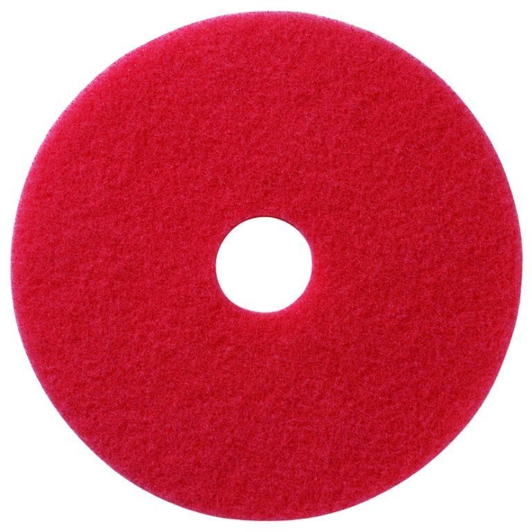 Disque abrasif 305mm rouge - SCOTCH BRITE - Carton de 5