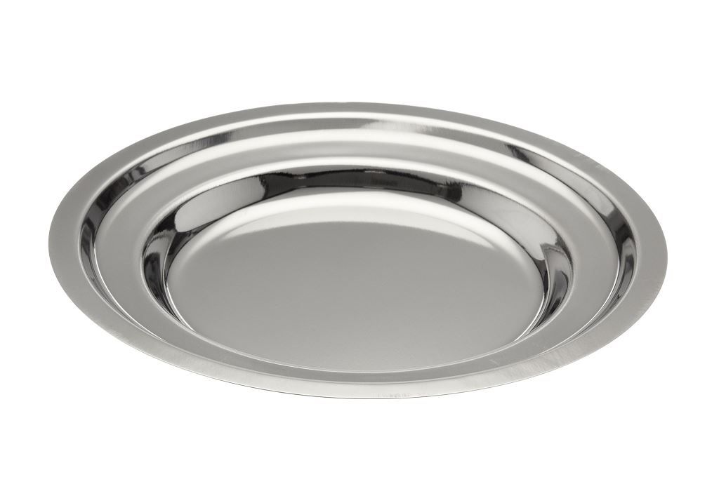 Plat rond inox 33cm - HARMONIE - A l'unité