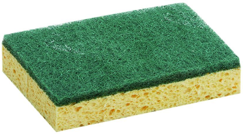 Abrasif vert sur éponge 11,2x7,2cm - SCOTCH BRITE - Paquet de 20