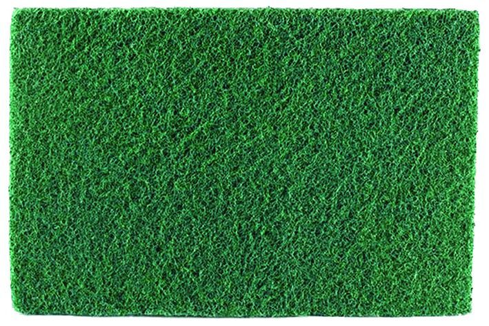 Tampon abrasif vert 22,5x14cm - Paquet de 10