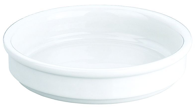 Plat à crème catalane porcelaine blanche 11cm - PILLIVUYT - Carton de 6