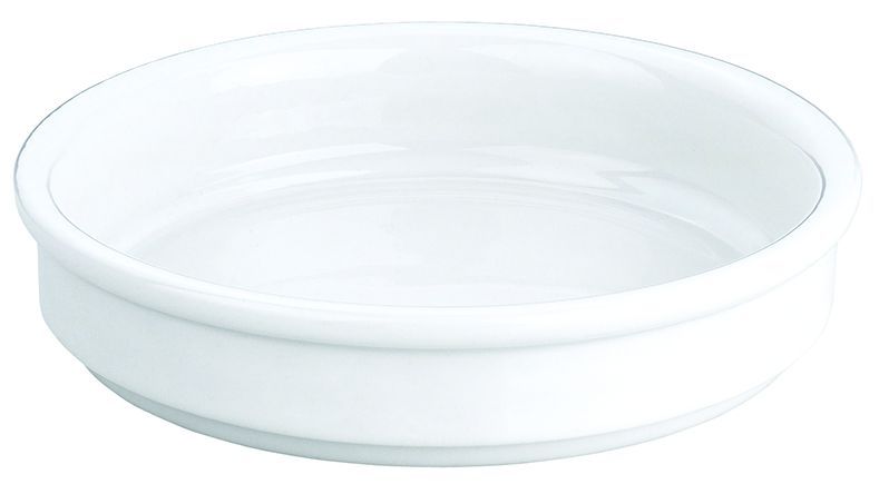 Plat à crème catalane porcelaine blanche 14cm - PILLIVUYT - Carton de 6