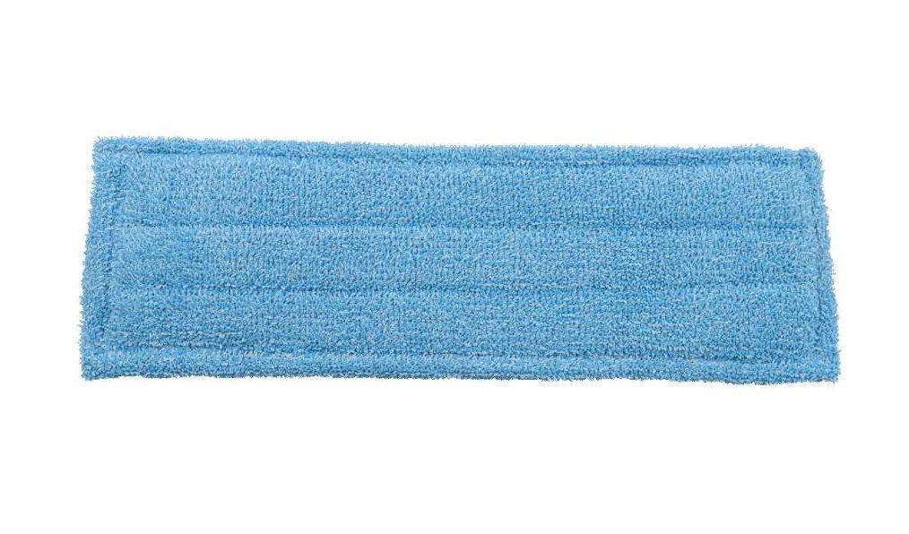 Frange microfibre à poche & languette 40cm bleue - A l'unité