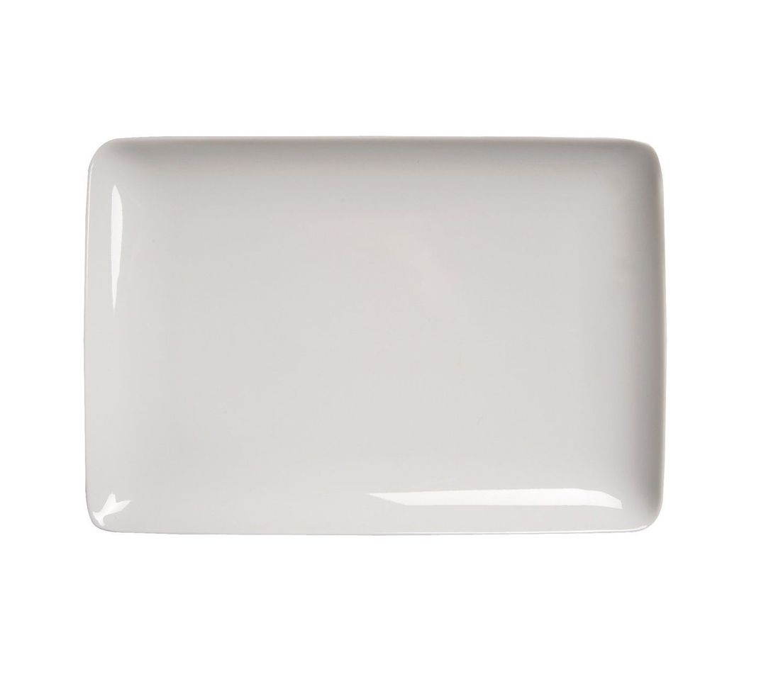 Assiette plate porcelaine Modulo 26x18cm - DEGRENNE - Carton de 6