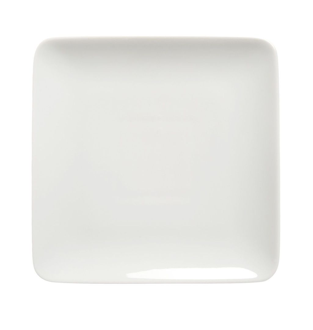 Assiette plate porcelaine Modulo 20x20cm - DEGRENNE - Carton de 6
