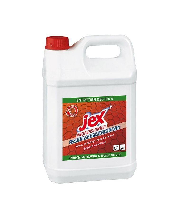 Détergent sols carrelage et tomettes sans rinçage - JEX PRO - Bidon de 5l