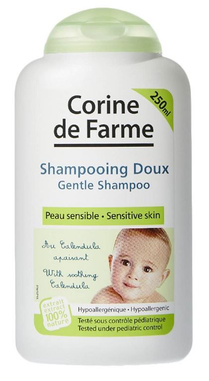 Shampooing doux bébé - CORINE DE FARME - Carton de 12x250ml