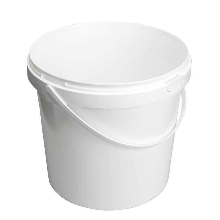 Seau étanche plastique blanc avec anse 1,1L - JOKEY - Carton de 100