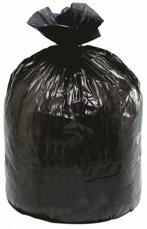 Sac poubelle PEBD noir 130l standard - Carton de 100