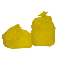 Sac poubelle PEBD jaune 110l éco - Carton de 200