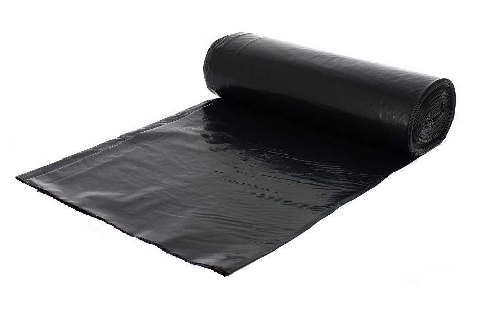 Sac poubelle PEBD noir sans lien 110l standard - JET SAC - Carton de 200