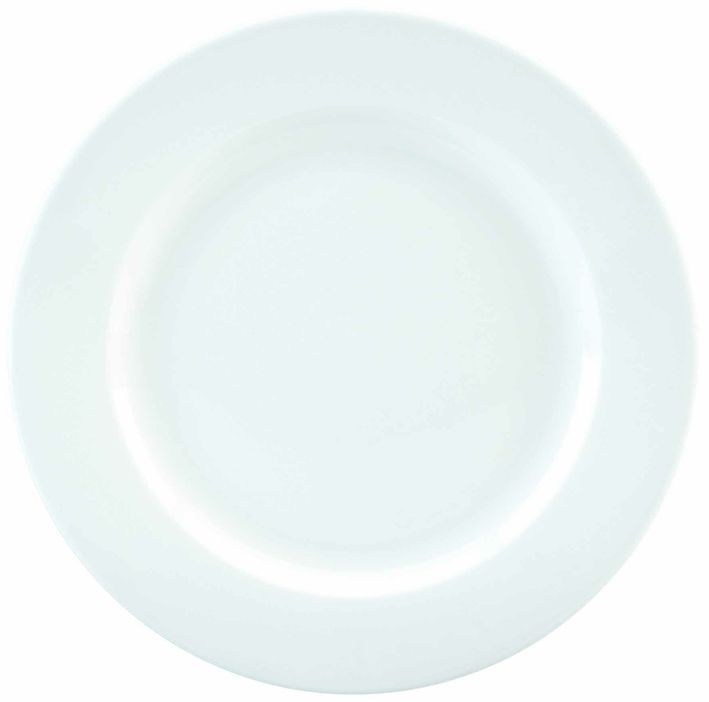 Assiette plate porcelaine Paloma 25,5cm - SARREGUEMINES VAISSELLE - Carton de 12