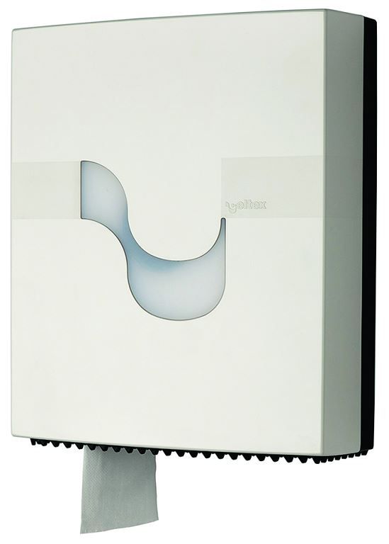 Distributeur papier toilette Maxi Jumbo blanc - A l'unité