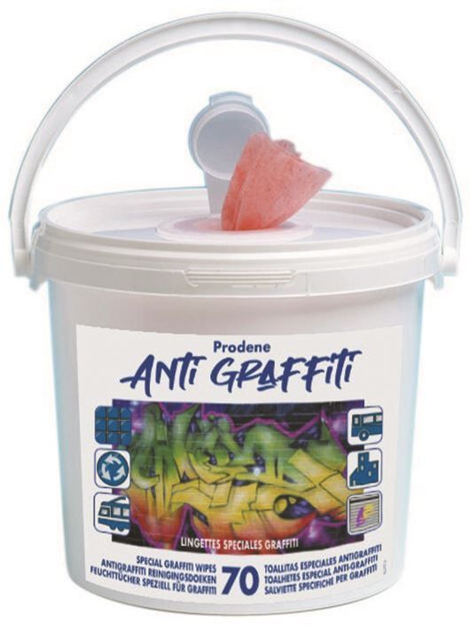 Lingette anti-graffiti imprégnée - PRODENE KLINT - Seau de 70