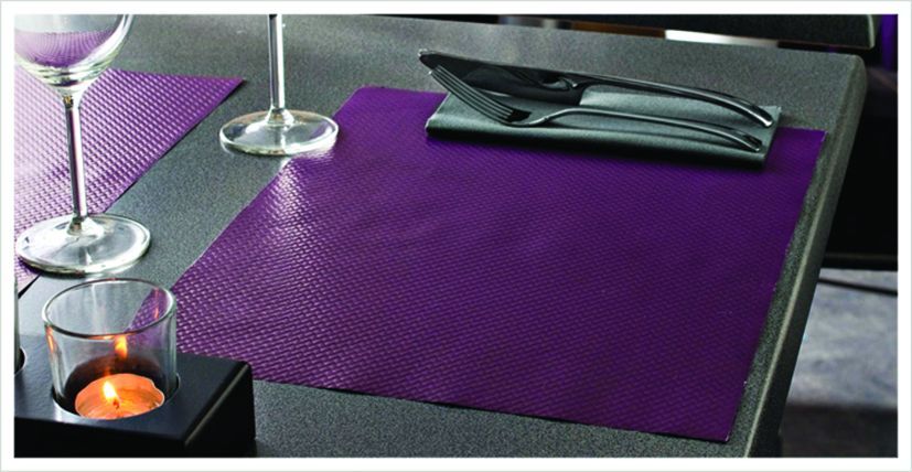 Set de table papier 30x40cm bordeaux - COGIR - Paquet de 500