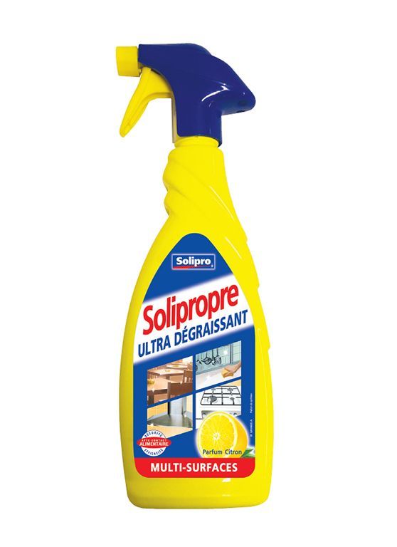 Dégraissant alimentaire Solipropre - SOLIPRO - Flacon de 650ml