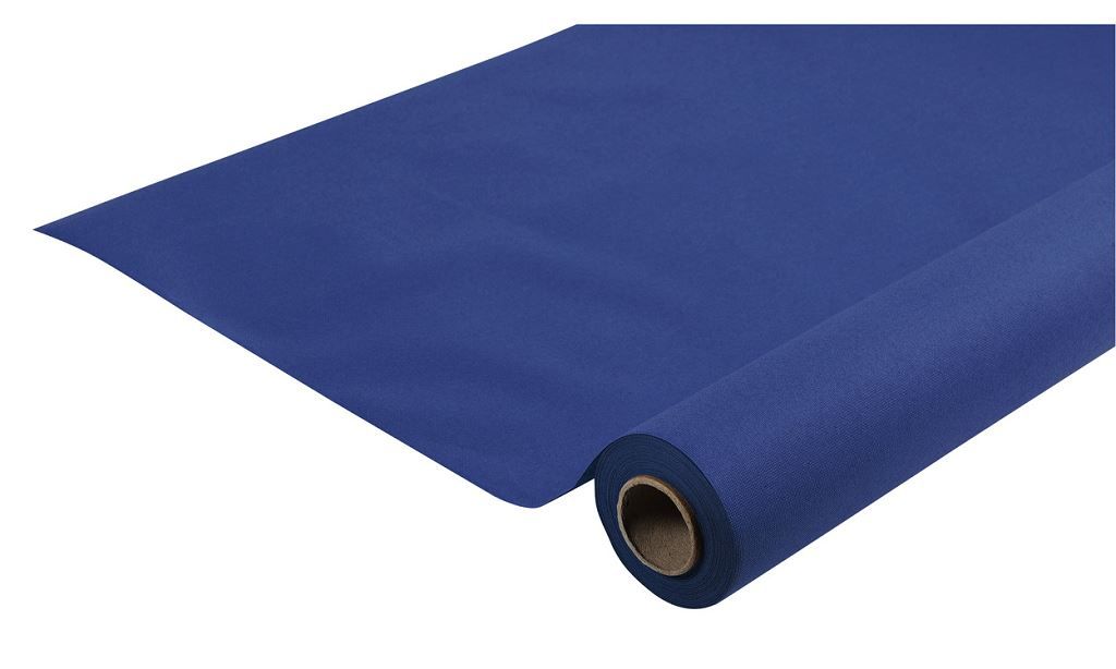 Nappe non tissée Airlaid 1,20m bleue - COGIR - Rouleau de 50m