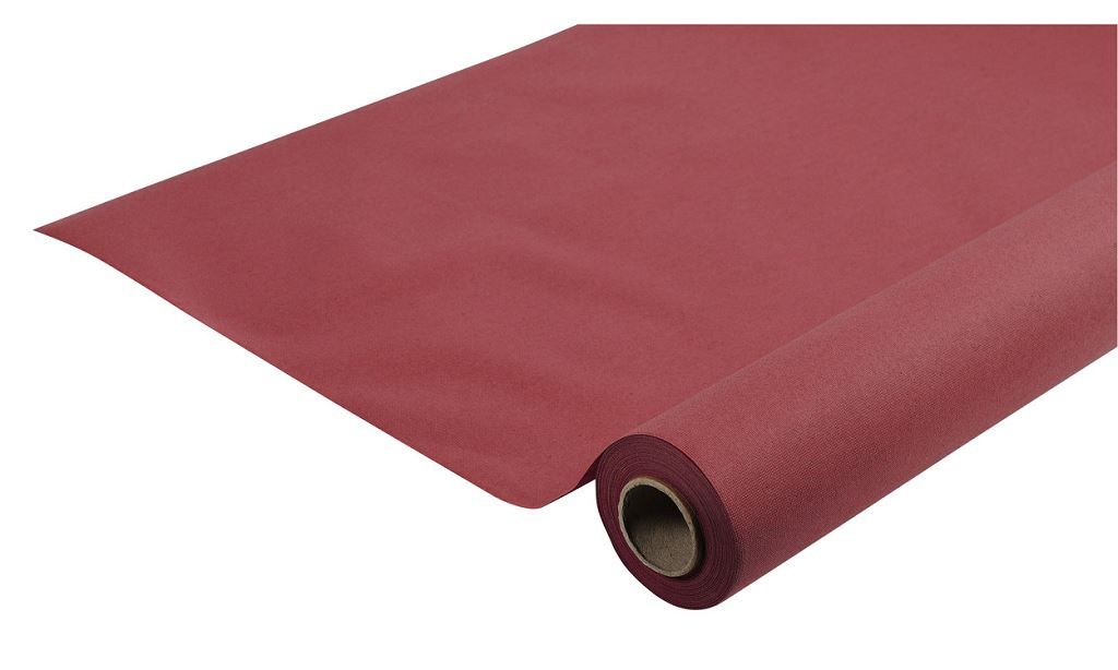 Nappe non tissée Airlaid 1,20m bordeaux - COGIR - Rouleau de 50m