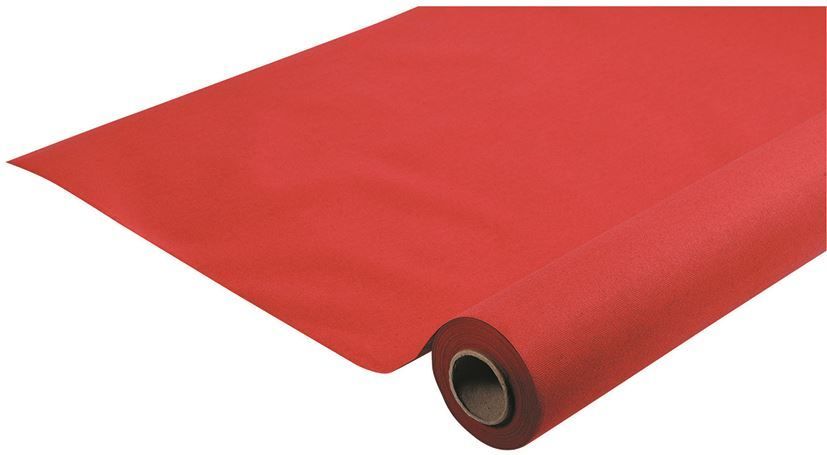 Nappe non tissée Airlaid 1,20m rouge - COGIR - Rouleau de 50m