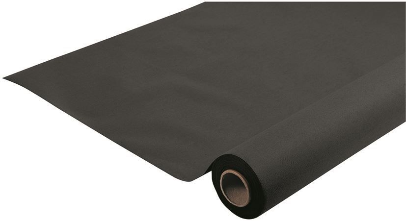 Nappe non tissée Airlaid 1,20m noire - COGIR - Rouleau de 50m