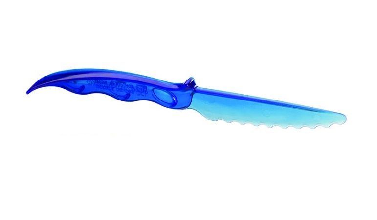 Couteau ergonomique PP bleu - SAINT ROMAIN - Boite de 12