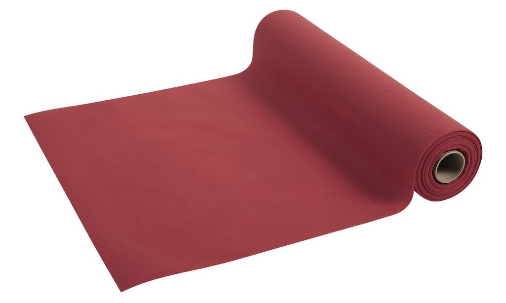 Tête à tête non tissé Airlaid 40cm bordeaux - COGIR - Carton de 4x24m