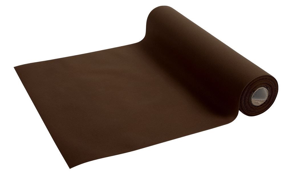 Tête à tête non tissé Airlaid 40cm chocolat - COGIR - Carton de 4x24m