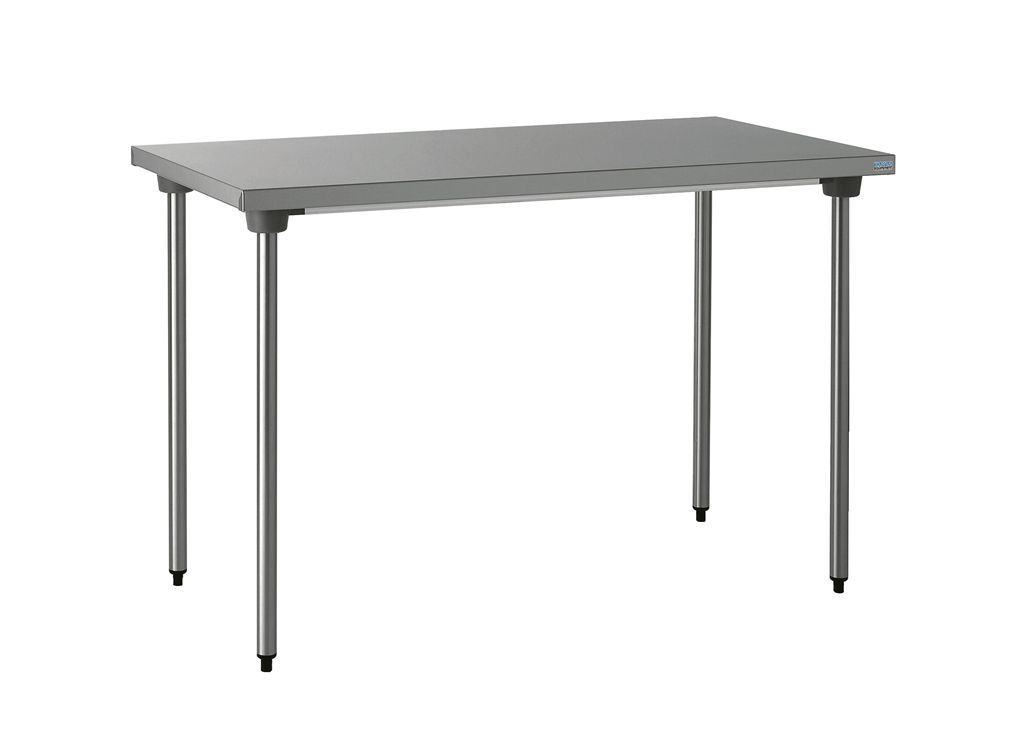 Table inox centrale sans étagère 1000x700x900mm - TOURNUS - A l'unité