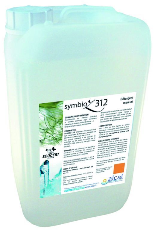 Détergent liquide plonge manuelle écologique Symbioz 312 - CHRISTEYNS FOOD - Bidon de 10l