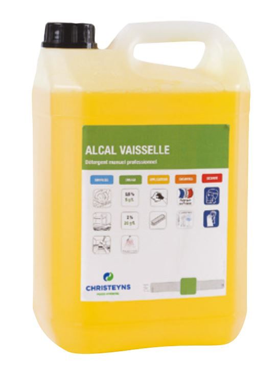 Détergent liquide plonge manuelle Alcal Vaisselle - CHRISTEYNS FOOD - Bidon de 5l